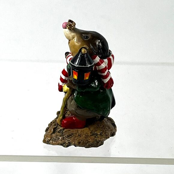 Wee Forest Folk Mr. Mole 1992 Red Boots MO-00 Annette Petersen Christmas Holiday - Picture 2 of 8